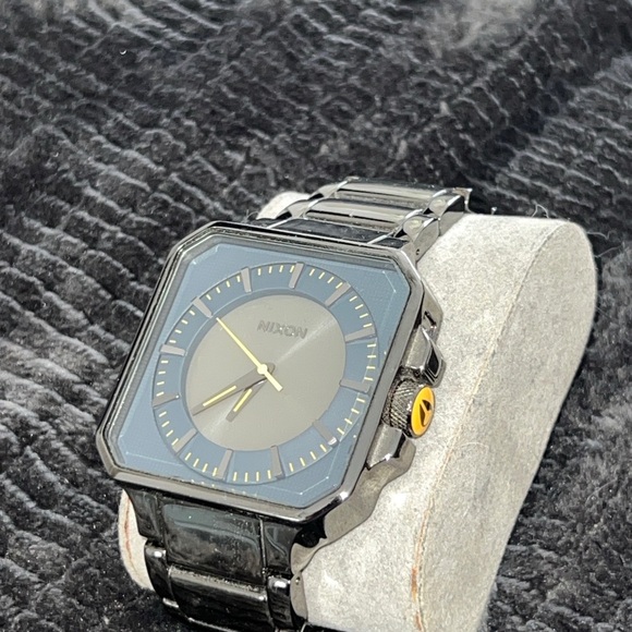 Nixon The Platform - Black and Gray Square Watch